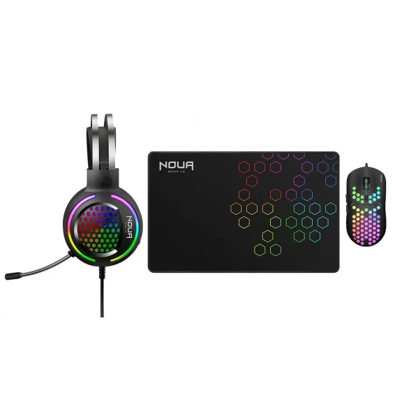KIT MOUSE CUFFIE E TAPPETINO URANUS - NOUA