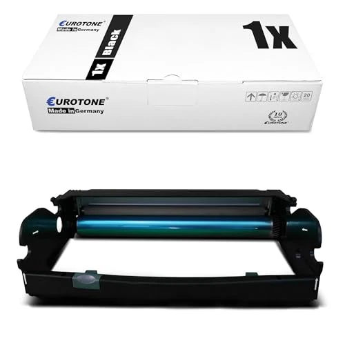 Unità tamburo toner riutilizzabile per Lexmark E260A11E – Nera – per Lexmark E 260, Lexmark E 260 D