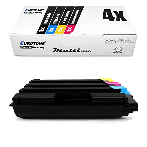 4 cartucce toner Eurotone compatibili con Kyocera TK-590C – Ciano – per Kyocera ECOSYS M 6026 cdn, Kyocera ECOSYS M 6026 cidn