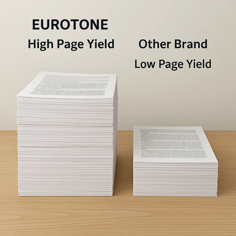 Toner di ricambio Eurotone per Triumph-Adler TK550Y – Giallo