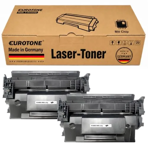 2 cartucce toner Eurotone compatibili con HP W1490X – Nere – per HP LaserJet Pro 4002 dn, HP LaserJet Pro 4002 dw