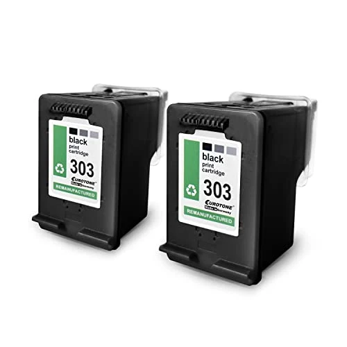 2 cartucce d'inchiostro ET compatibili con HP 303XL – Nero – per HP Envy Inspire 7200 Series, HP Envy Inspire 7221 e