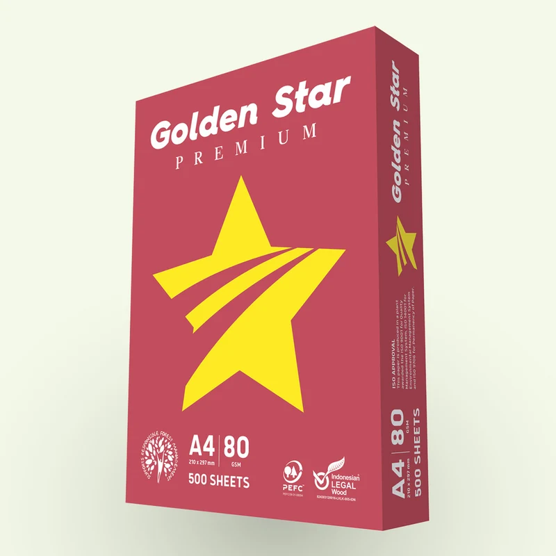 Carta bianca A4 80 g/m² bancale 240 risme – Golden Star Premium Red
