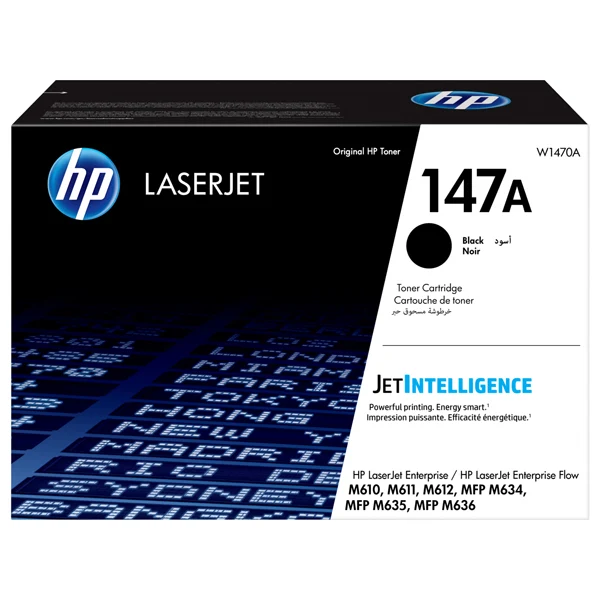 Toner originale nero HP 147A W1470A 10.500 pag – HP