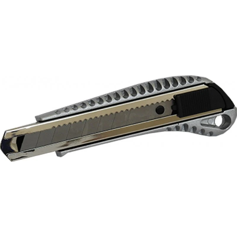 TAGLIERINO CUTTER IN ALLUMINIO PICCOLO CON LAMA 9MM - SILVER