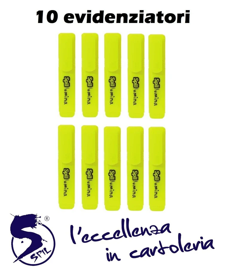 EVIDENZIATORE SPILLUMINA SPIL - GIALLO FLUO