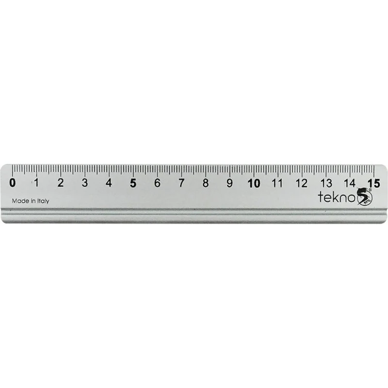 RIGHELLO ALLUMINIO SPIL - 15 cm.