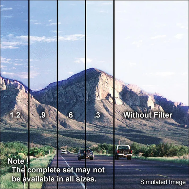 Filtro ND graduato 3.3 Tiffen 3.9 x 0.6" Soft Edge (orientamento verticale)