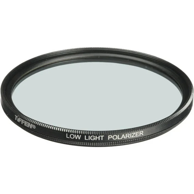 Filtro polarizzatore lineare Tiffen a bassa luminosità con filettatura grossa da 105 mm