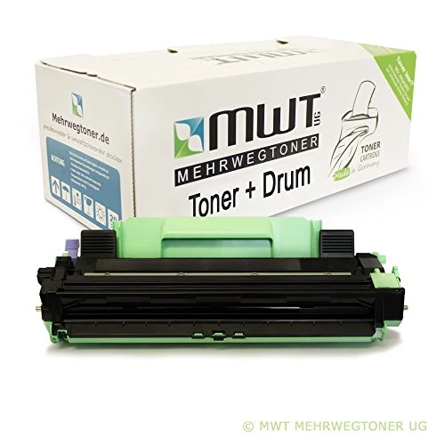 Unità tamburo toner riutilizzabile per Brother DR-1050 – Nero – per Brother DCP-1510, Brother DCP-1510 E