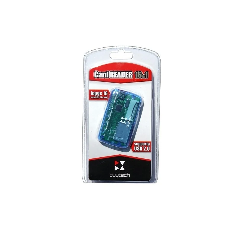 Card Reader USB 2.0 Xtreme Lettore Schede 16 in 1 - BT-R-019