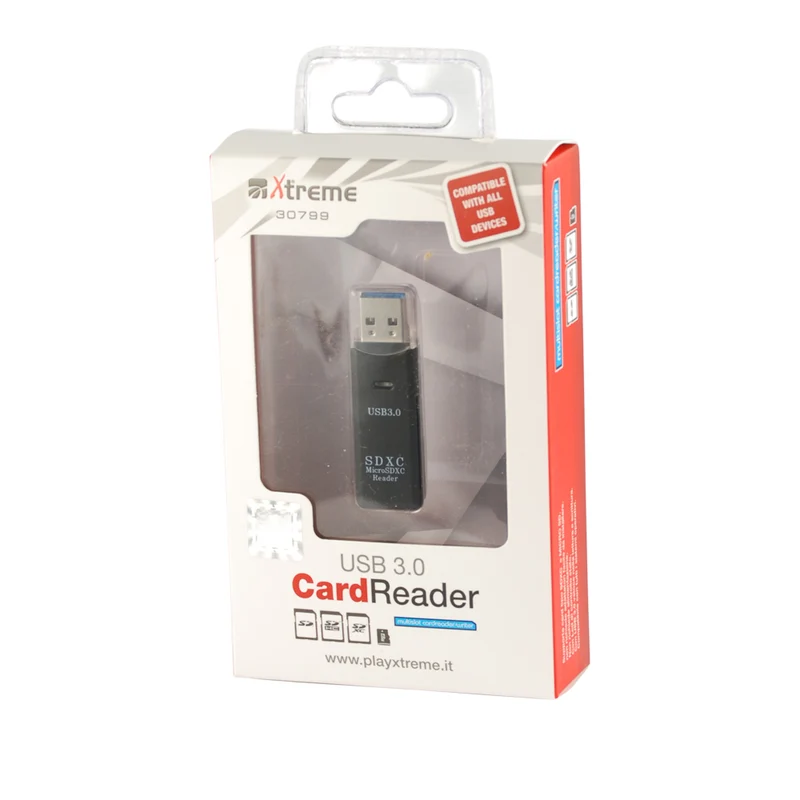 Card Reader USB 3.0 Xtreme Lettore Schede SD SDHC SDXC MiscroSD