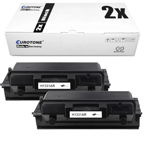 2 cartucce toner Eurotone compatibili con HP W1331 – nere – per HP Laser 408 dn, HP Laser MFP 432 fdn