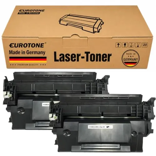 2 cartucce toner Eurotone compatibili con HP W1490A – Nere – per HP LaserJet Pro 4002 dn, HP LaserJet Pro 4002 dw