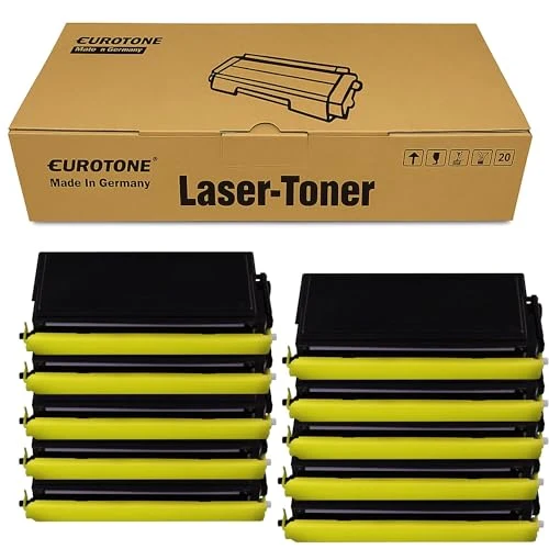 10 cartucce toner Eurotone compatibili con Brother TN-3060 – Nere – per Brother DCP-8040, Brother DCP-8040 LT