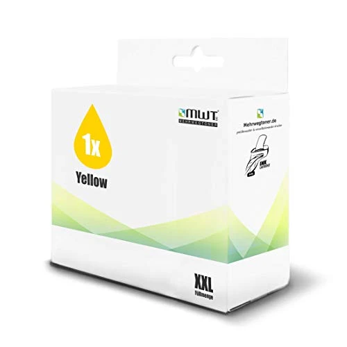 Cartuccia toner riutilizzabile compatibile con Canon CLI571 – Giallo – per Canon Pixma MG 5700 Series, Canon Pixma MG 5750