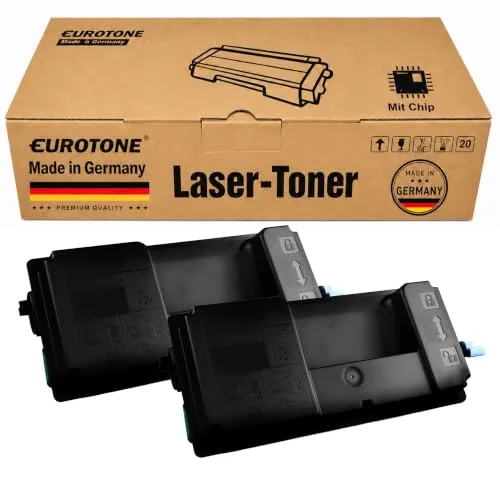 2 cartucce toner Eurotone compatibili con Kyocera TK-3410 – Nere – per confezione da 2