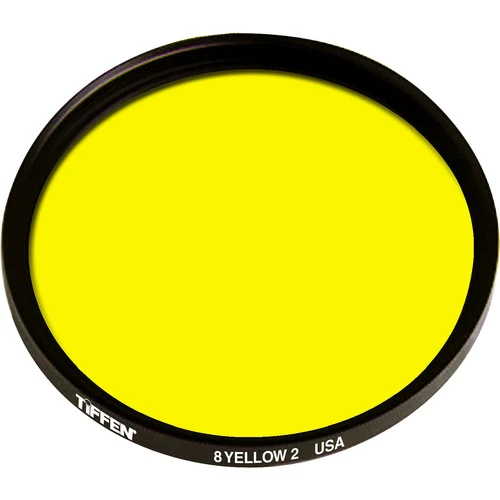 Filtro avvitabile 2 #8 giallo per bianco e nero