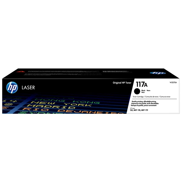 Toner Originale HP 117A – Nero (W2070A), Ciano (W2071A), Giallo (W2072A), Magenta (W2073A)