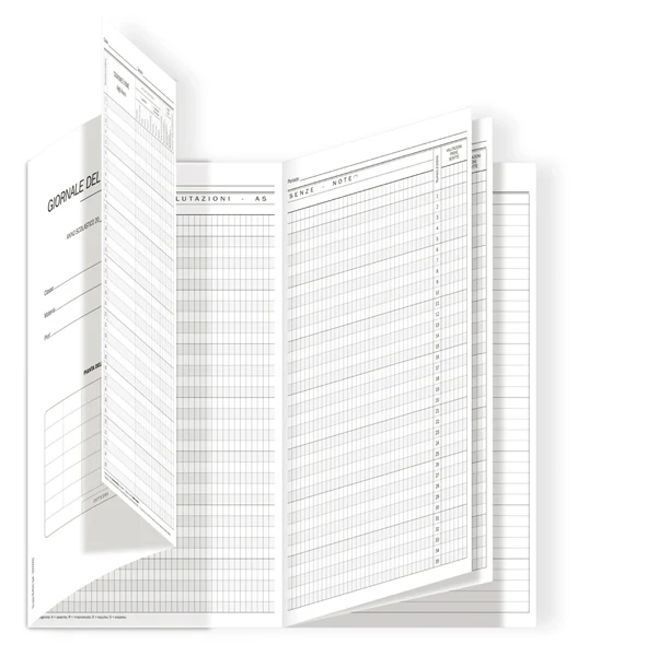 Registro del Professore 3 Classi 31x17 cm - Data Ufficio