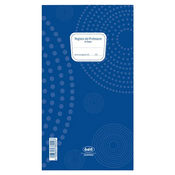 Registro del Professore 6 Classi 31x17 cm - Data Ufficio
