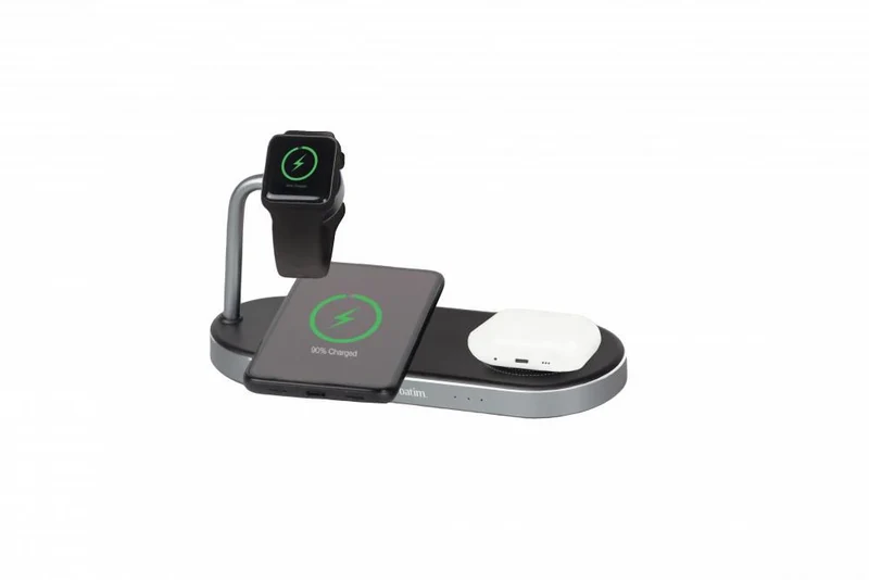 Verbatim WCS-03 Aluminium 3in1 Dual Wireless + Apple Watch