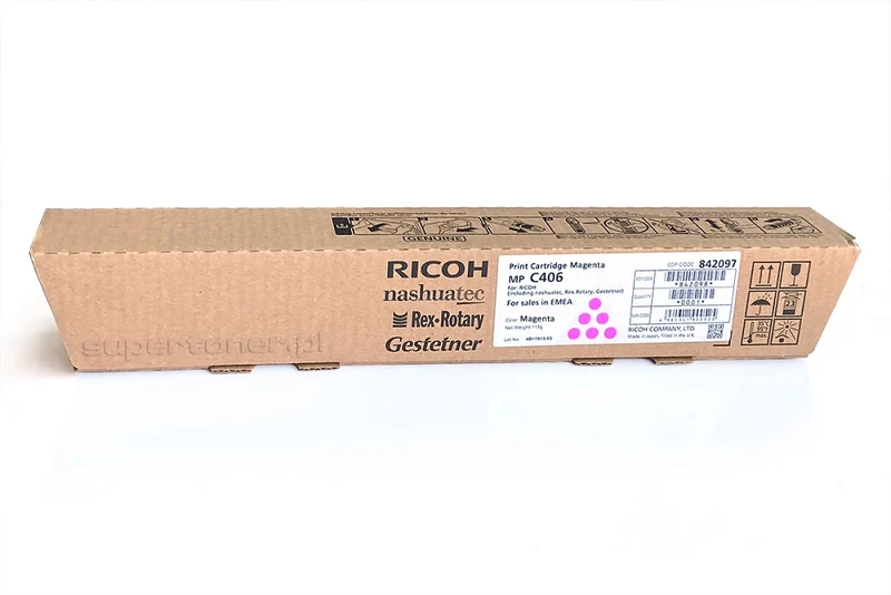 Ricoh MPC306 MPC307 MPC406 Toner MAGENTA 842097