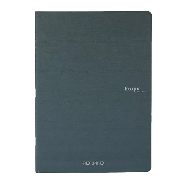 Quaderno A4 Ecoqua original PM 1 rigo - 40 fogli - 90gr - verde scuro - Fabriano