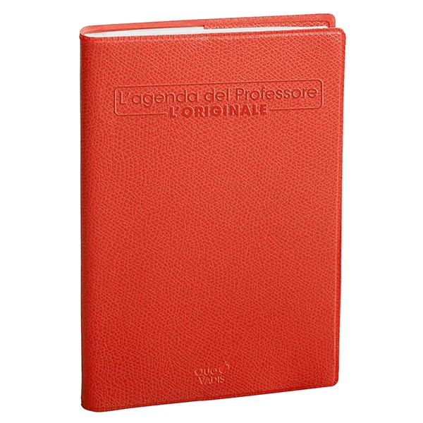 Agenda del Professore 2027 copertina Impala arancione Quo Vadis