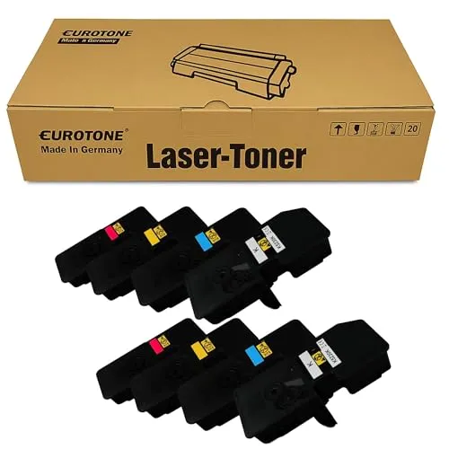 8 cartucce toner Eurotone compatibili con Kyocera MA2101CFX – per MA2101cwfx, PA2101cx