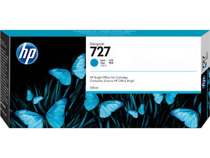 ARMOR COMPAT HP 727 CYAN INK COMPAT B45551F6 F9J76A