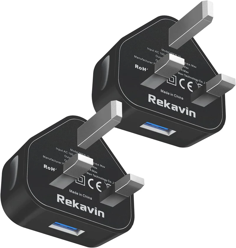 REKAVIN USB PLUG 2-PACK