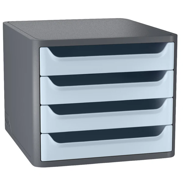 Cassettiera 1400 First 4 Cassetti 2 Colori per Scrivania | CEP