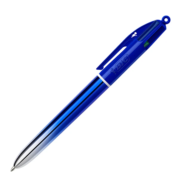 Penna a Sfera a Scatto 4 Colori Smooth 1,0 mm Fusto Blu Conf. 12 Pezzi – Bic