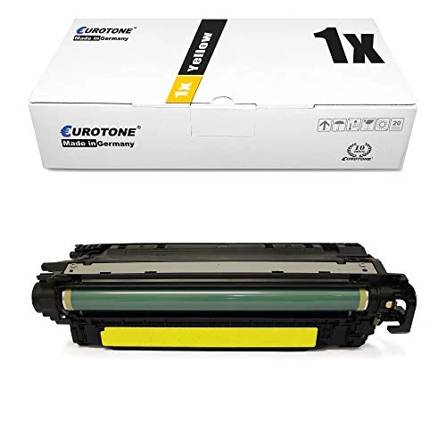 Toner compatibile Eurotone per HP CE272A – Giallo – per stampanti HP Color LaserJet Enterprise CP 5500 Series e HP Color LaserJet Enterprise CP 5520 Series