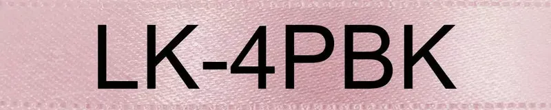EPSON LK-4PBK SATIN RIBBON PINK/BLACK 12MM (5M)