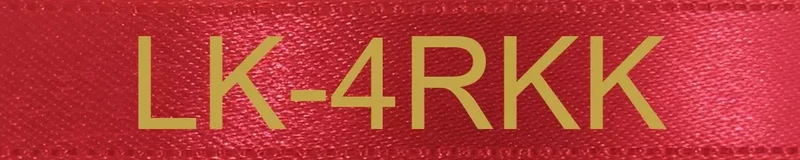 EPSON LK-4RKK SATIN RIBBON RED/GOLD 12MM (5M)
