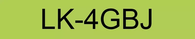 EPSON LK-4GBJ MATTE TAPE GREEN/BLACK 12MM (8M)