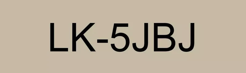 EPSON LK-5JBJ MATTE TAPE BEIGE/BLACK 18MM (8M)