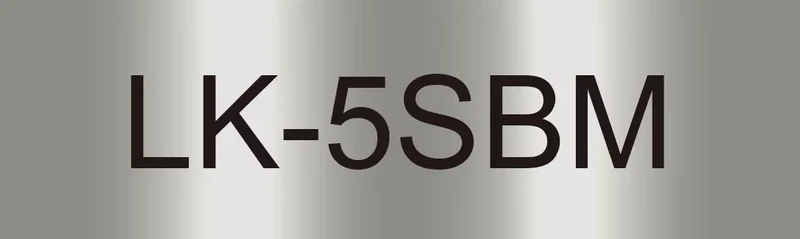 EPSON LK-5SBM METALLIC TAPE SILVER/BLACK 18MM (9M)