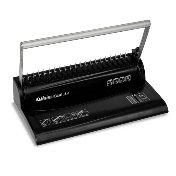 Rilegatrice iBind 8 manuale a dorsi plastici – Titanium