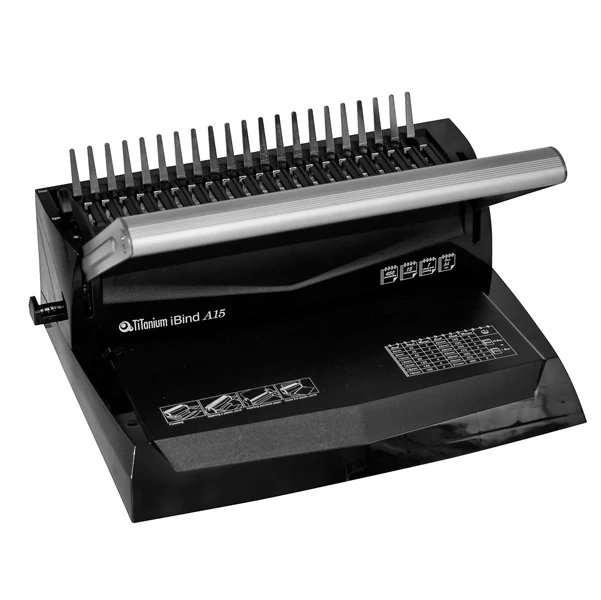 Rilegatrice iBind 15 manuale a dorsi plastici – Titanium
