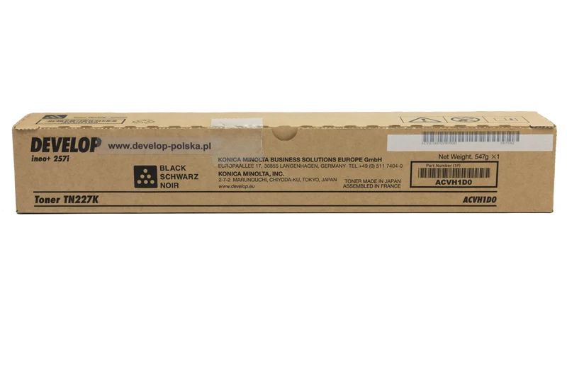 MINOLTA BLACK TN227K TONER Ineo+257i
