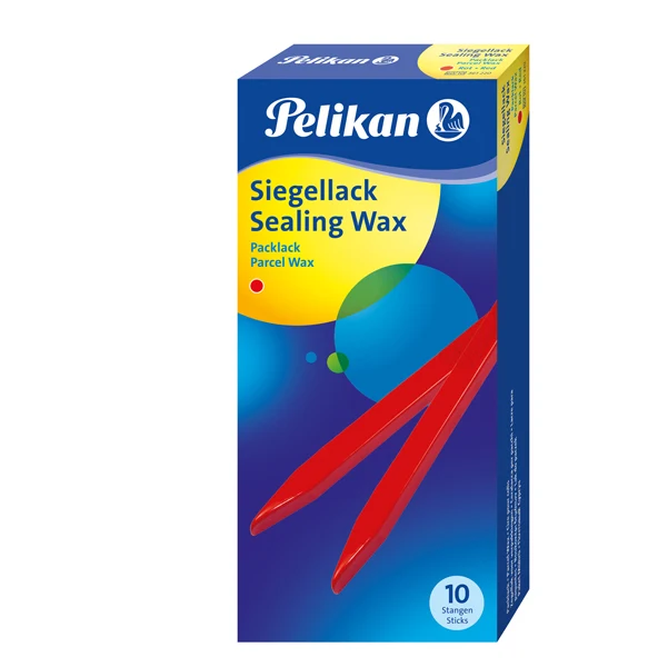Ceralacca Rossa per Superfici Ruvide Stecche 600 gr Conf. 10 Stecche – Pelikan