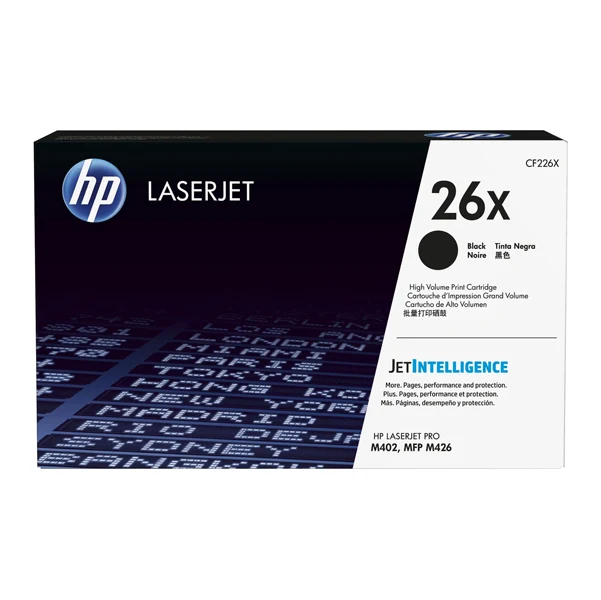 Toner Originale HP CF226X (26X) – Nero – 9.000 pagine