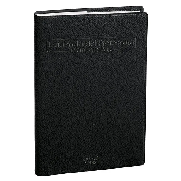 Agenda del Professore 2027 copertina Impala nera Quo Vadis