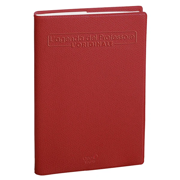 Agenda del Professore 2027 copertina Impala rosso Quo Vadis