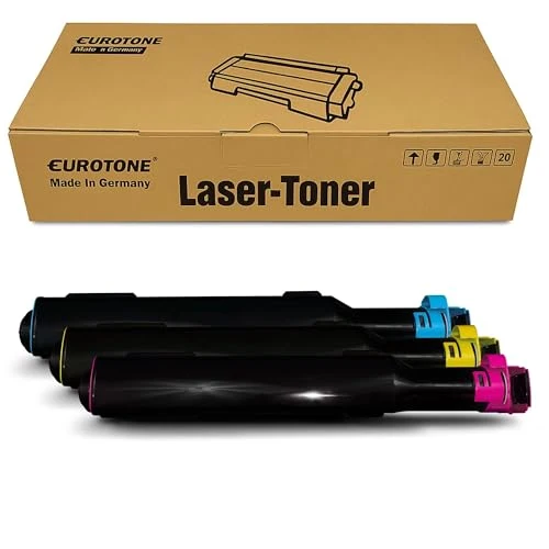 3 cartucce toner Eurotone compatibili con Xerox 006R01263 – Ciano/Magenta/Giallo – per 7132, 7232