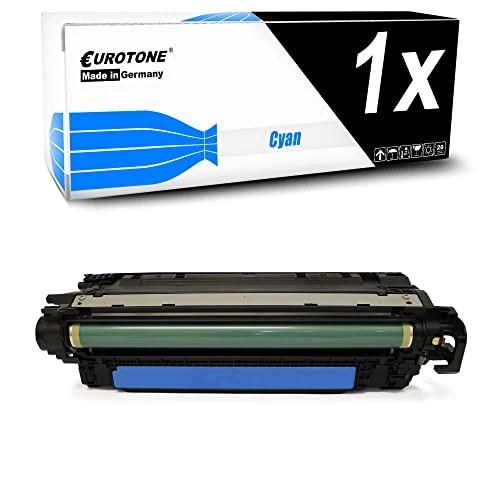 Toner Eurotone compatibile con HP CF471X – Ciano – per HP Color LaserJet Enterprise Flow MFP M 681 dh, HP Color LaserJet Enterprise Flow MFP M 681 f