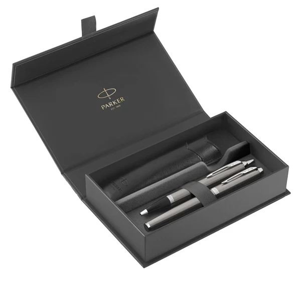 Gift Set Parker IM – Stilografica + Penna a Sfera Stainless Steel Edition CT